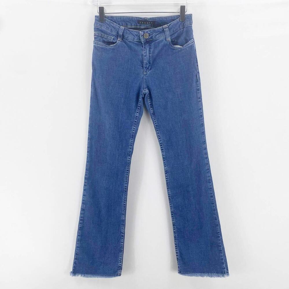 THEORY Blue Medium Wash Straight Leg Jeans